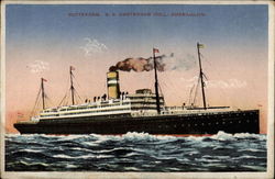 Rotterdam S. S. Amsterdam Postcard