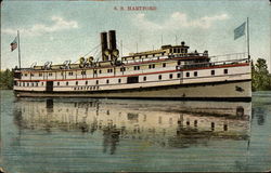 SS Hartford Postcard