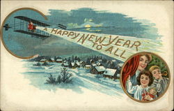 A Happy New Year to All Postcard