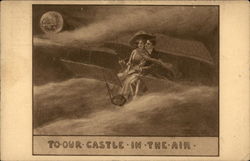 To our castle in the air Postcard