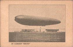 Airship "Delta" Postcard