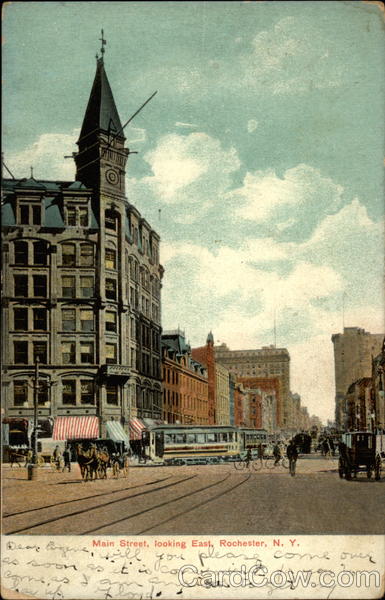 Main Street, Looking East Rochester New York