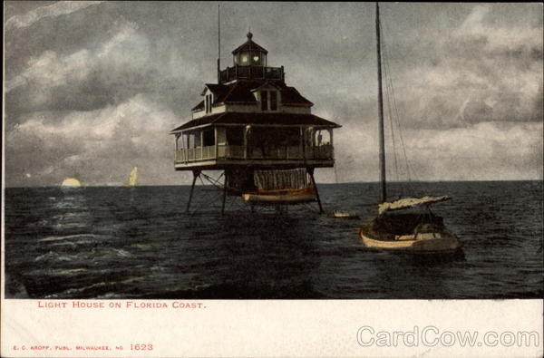 Light House on Florida Coast