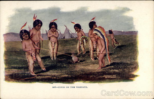 Cupid on the Warpath H. M. Pollock Native Americana