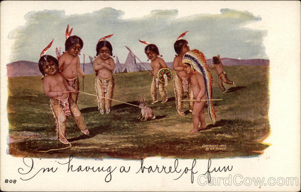 I'm Having a Barrel of Fun Native Americana