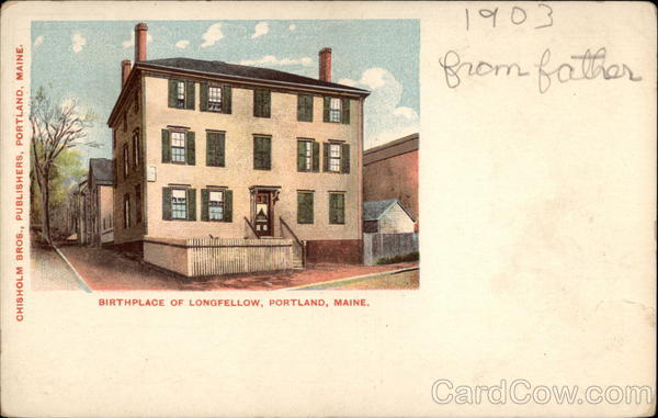 Birthplace of Longfellow Portland Maine