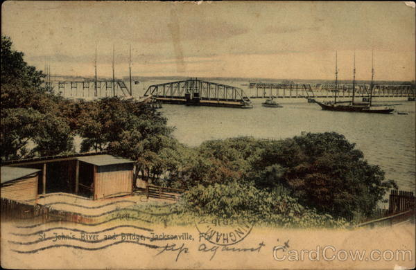 St. John's River and Bridge Jacksonville Florida