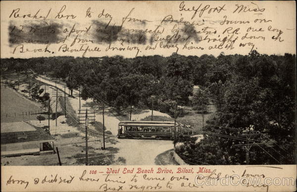 West End Beach Drive Biloxi Mississippi