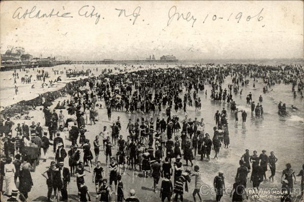 Bathing Hour Atlantic City New Jersey
