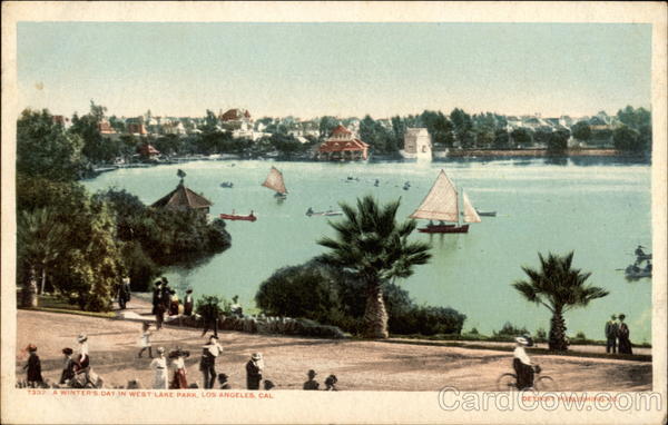 A Winters Day in West Lake Pare Los Angeles California