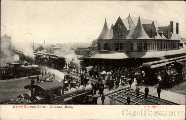 Union Station Depot Durand Michigan