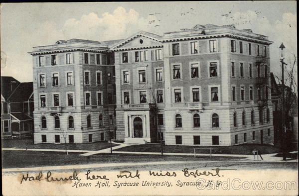 Haven Hall, Syracuse University New York