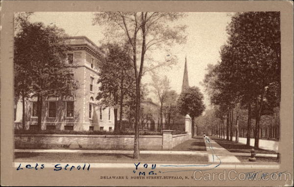 Delaware & North Street Buffalo New York