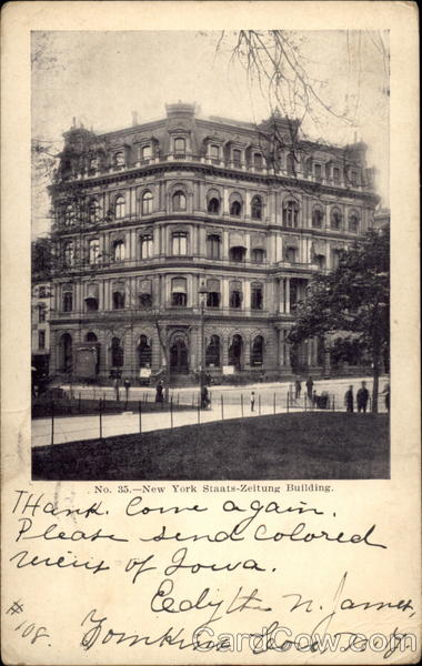 Staats-Zeitung Building New York
