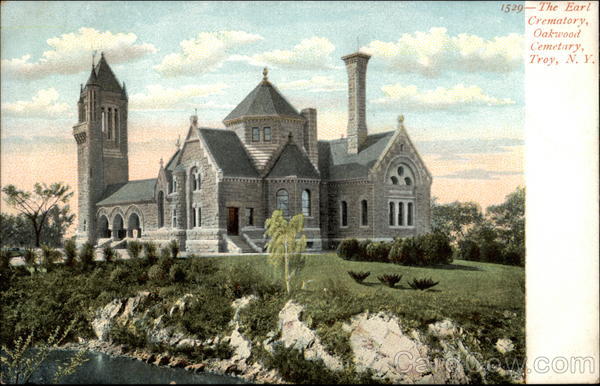 The Earl Crematory, Oakwood Cemetary Troy New York