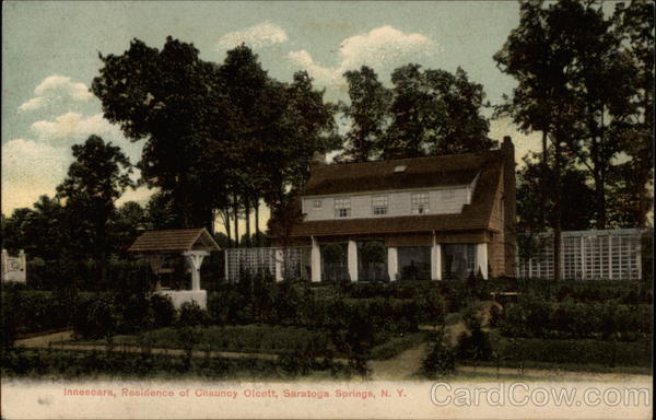 Innescara Residence of Chauncy Olcott Saratoga Springs New York