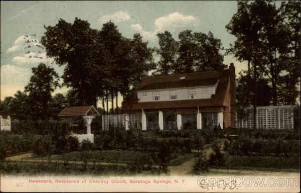 Innescara Residence of Chauncy Olcott Saratoga Springs New York