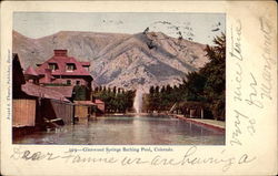 Bathing Pool Glenwood Springs, CO Postcard Postcard