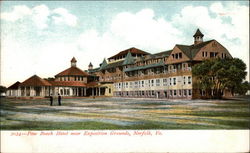 Pine Beach Hotel near Exposition Grounds Norfolk, VA Postcard Postcard