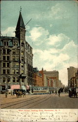 Main Street, Looking East Postcard