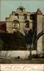 Bells Of Mission San Gabriel Postcard