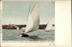 Regatta Day, Bay St. Louis, Lake Minnetonka Minneapolis, MN Postcard Postcard