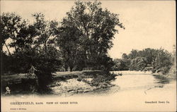 View on Green River Postcard