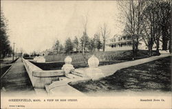 A view on High Street Postcard