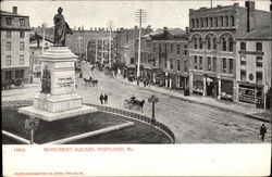 Monument Square Postcard