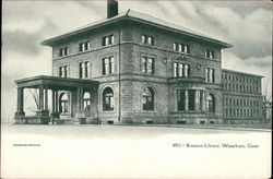 Bronson Library Waterbury, CT Postcard Postcard