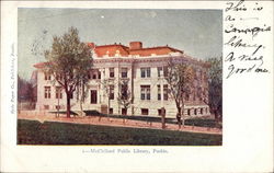 McClelland Public Library Pueblo, CO Postcard Postcard