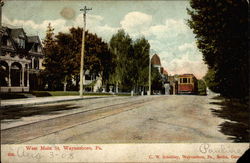 West Main St Postcard