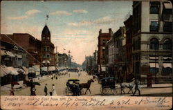 Douglas Street looking East from 16th Street Postcard