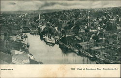 Head of Providence River Rhode Island Postcard Postcard