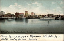 Birdseye View of Greater Baltimore showing sky-scrapers Postcard