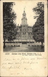 Garden City Hotel Postcard