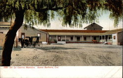 De La Guerra Mansion Santa Barbara, CA Postcard Postcard
