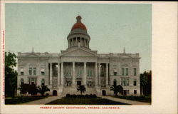 Fresno County Courthouse California Postcard Postcard