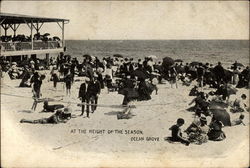At the Height of the Season Ocean Grove, NJ Postcard Postcard