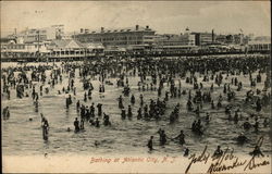Bathing at Atlantic City Postcard