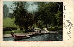 Lake Washington, Denny-Blaine Park Postcard