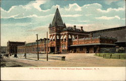 New York Central and Hudson River Railroad Depot Postcard