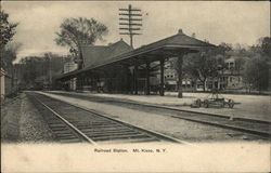 Railroad Station Mount Kisco, NY Postcard Postcard