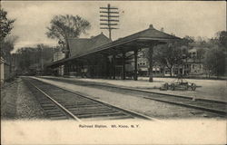 Railroad Station Postcard