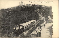 Un saluto da Superga - La Funicolare Postcard