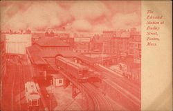The Elevated Station at Dudley Street Postcard
