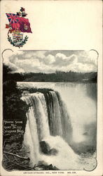 Horse Shoe From Goat Island Niagara Falls New York Postcard Postcard