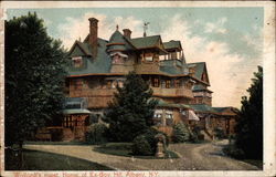 Wolfordts Roost. Home of Ex-Gov. Hill Postcard