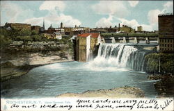 Upper Genesee Falls Postcard