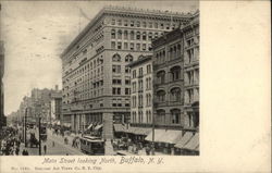 Main Street looking North Postcard